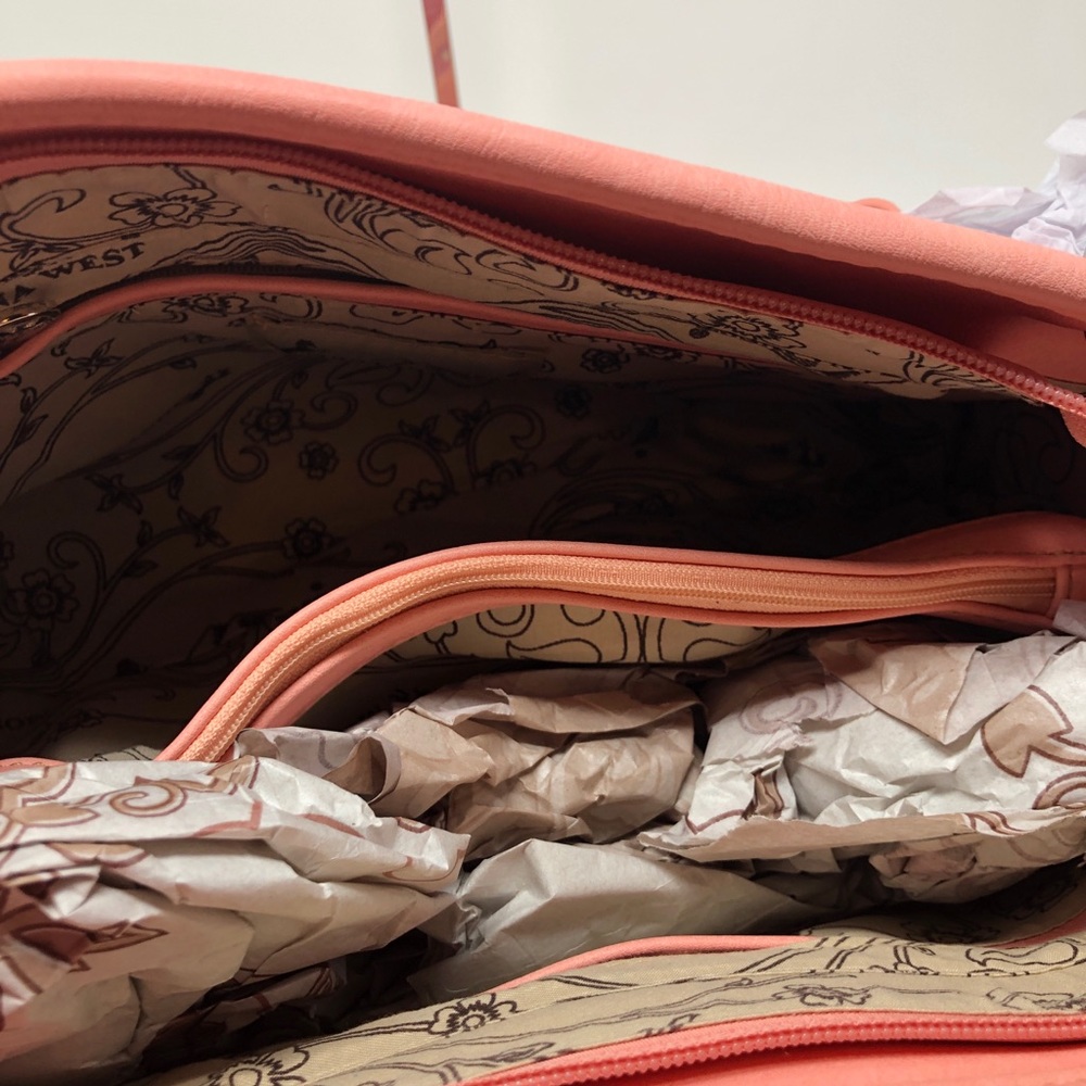 Montana West Pink Embroidery Satchel - Picture 5 of 5